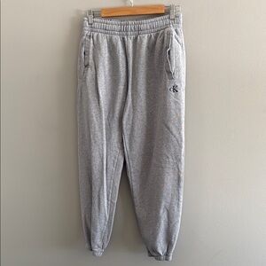 Calvin Klein Gray Track Pants with Relaxed Fit